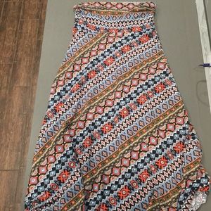 Aztec maxi skirt